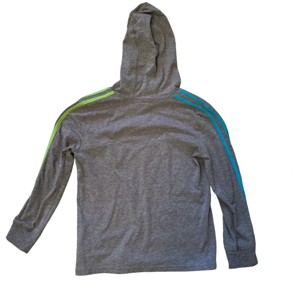 Adidas - boys size small (8) tee weight hoodie - Picture 2 of 3